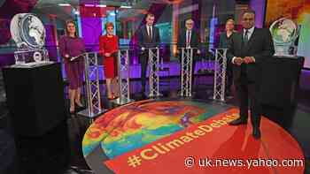 Party leaders pledge action on environment during first TV climate debate