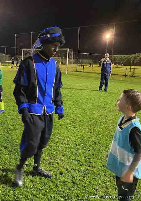 Pieten op de training