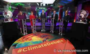Tories left on ice in TV debate as leaders vie for climate credentials