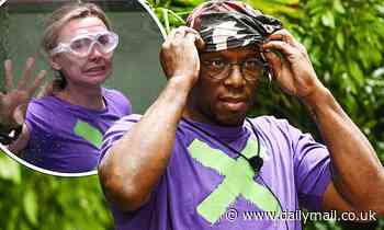 I'm A Celebrity: Ian Wright struggles through water tank challenge