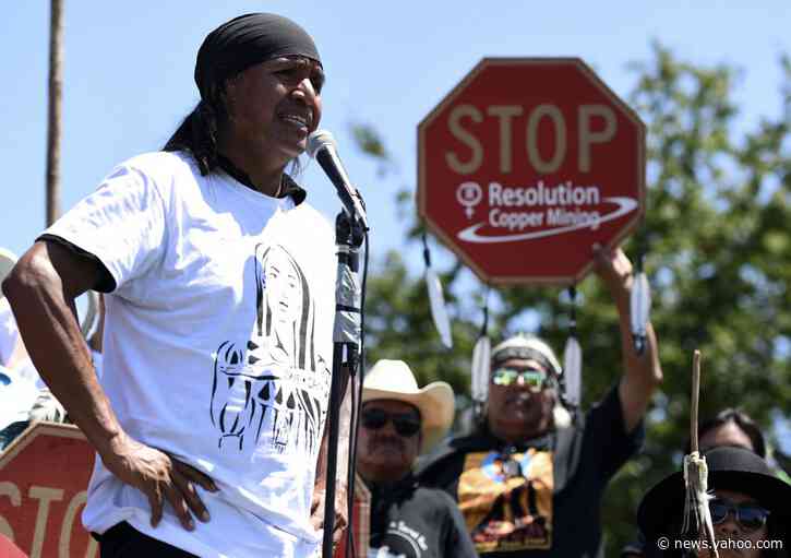 Apache man moving ‘home’ to protest copper mine in Arizona