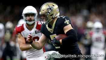 Taysom Hill blocks punt, catches touchdown as Saints grab lead