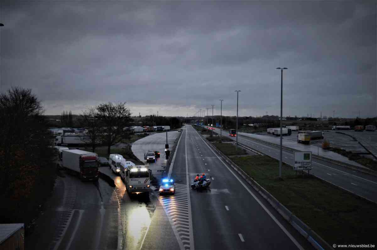 Brexit-plan zorgt voor minimale hinder blokkade grensovergang E17