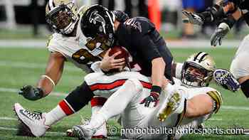 Taysom Hill scores two TDs, Saints defense forces three turnovers in 26-18 win over Falcons