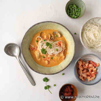 Hap en Tap. Thaise vissoep met koriander