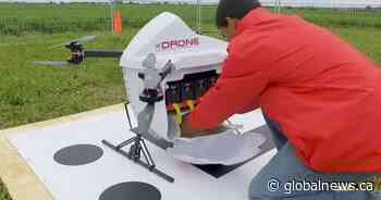 Drones might not be flying for Black Friday deliveries, but they are here
