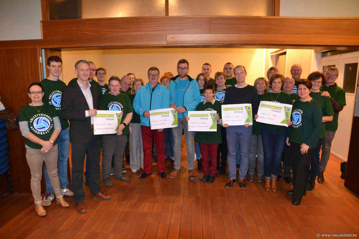 Volleyvrienden steunen vijf goede doelen met spaghettizwier