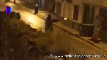 Watch: Footage emerges of gunman firing shots at Crumlin hairdressers
