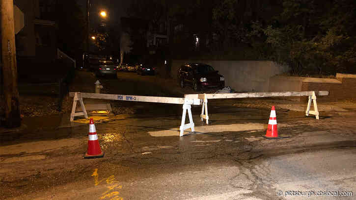 Water Main Break Creates Lane Restrictions On Virginia Ave. In Mount Washington