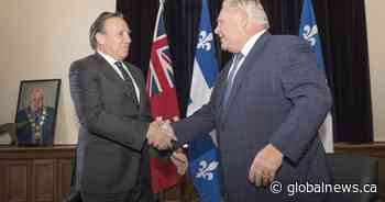 Ontario Premier Doug Ford to meet with Quebec Premier François Legault in Montreal