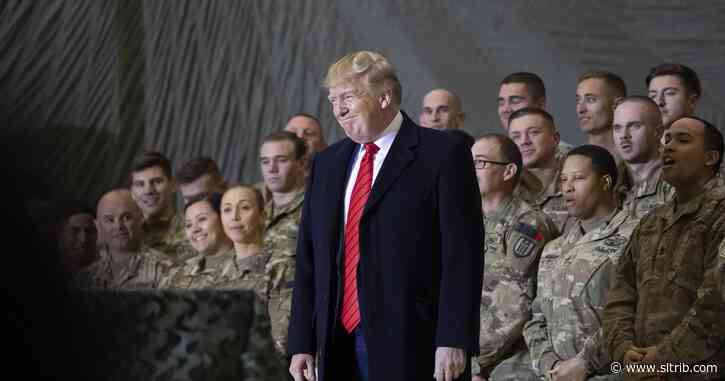 Trump thanks troops on Afghan visit, says Taliban want deal