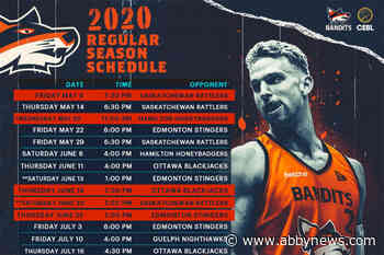 Fraser Valley Bandits 2020 schedule released