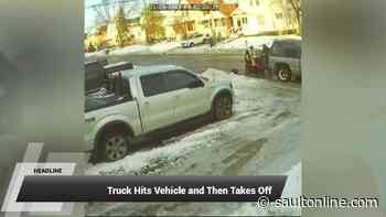 Truck Hits Vehicle and Takes Off