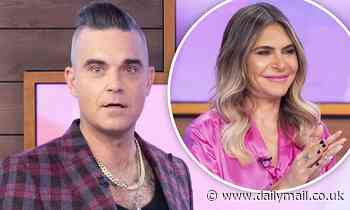 Robbie Williams accidentally walks on Loose Women live set
