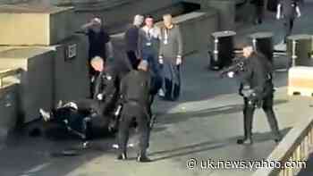 Terror attacker in fake suicide vest shot dead by police after ‘killing two’