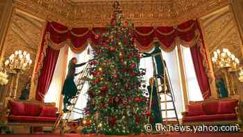 Windsor Castle decks the halls for Christmas