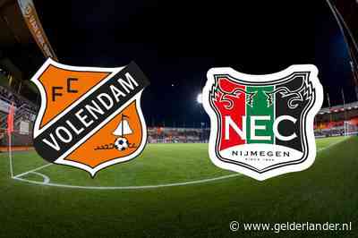 LIVE | Volendam op voorsprong tegen pover NEC