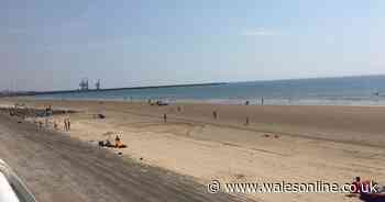 Bones discovered at Aberavon Beach