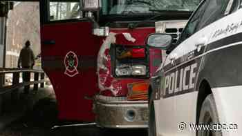 Stolen fire truck chased through downtown Winnipeg by dozen police vehicles