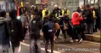 Croydon 'riot': Footage shows brawling kids in town centre as police struggle for control