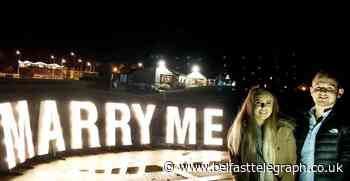 Light of my life: Co Down engineer's bright idea for proposing to his girlfriend