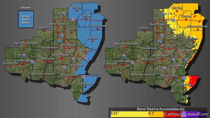 Winter Storm Watch Issued For Parts Of Western Pennsylvania