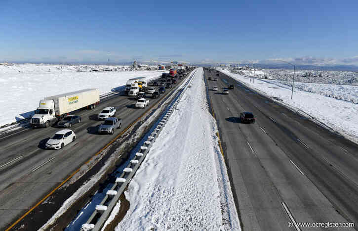 5, 15 freeways open after Thanksgiving storm, but San Bernardino Mountains highways remain closed