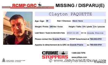 Grande Prairie RCMP seeking missing man