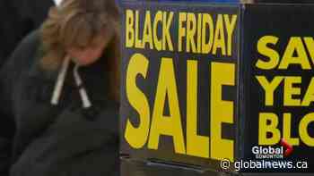 If Black Friday is becoming more popular in Canada, why might lineups at stores get shorter?