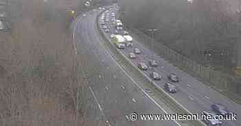 Live updates as Christmas shopping and Wales v Barbarians rugby traffic builds around Cardiff