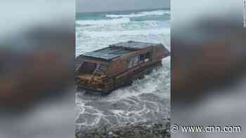 Abandoned boat washes up 2,000 miles away