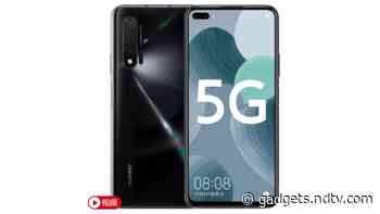 Huawei Nova 6 5G Official Listing Reveals Storage Variants, Colour Options Ahead of Launch