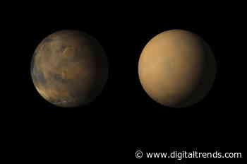 Global storms on Mars shoot towers of dust 50 miles into the sky