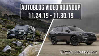 Autoblog video week in review | Nov. 24-30