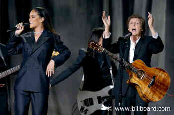 Rihanna Laughs Through 'Rihunion' With Paul McCartney On Airplane: Watch