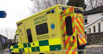 Wales Air Ambulance lands at scene after person injured in road traffic accident in Pontyclun