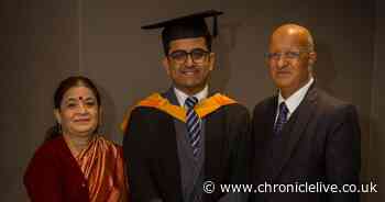 Why proud parents flew 4,500 miles in first trip abroad to see their son