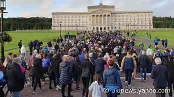 Campaigners against liberalisation of NI abortion law ‘shine light for life’