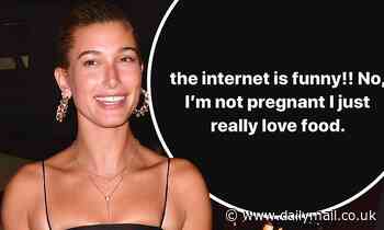 Hailey Bieber laughs off 'funny' rumor she's pregnant... after husband Justin hinted at family plans