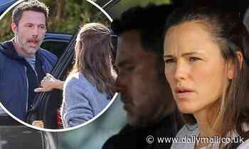 Jennifer Garner drives downcast Ben Affleck to a hotel following explosive fight outside her house