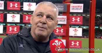 The emotional speech Warren Gatland just gave to Wales fans on the pitch as he said final goodbye