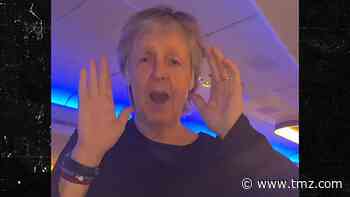 Rihanna Bumps Into Paul McCartney on Flight to London