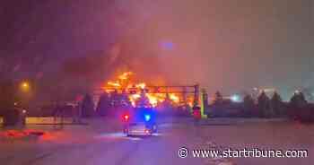 Despite 70-foot flames, no one hurt in large St. Paul fire