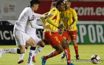 Anderson Julio anotó el 2-0 de Liga de Quito ante Aucas en el Gonzalo Pozo