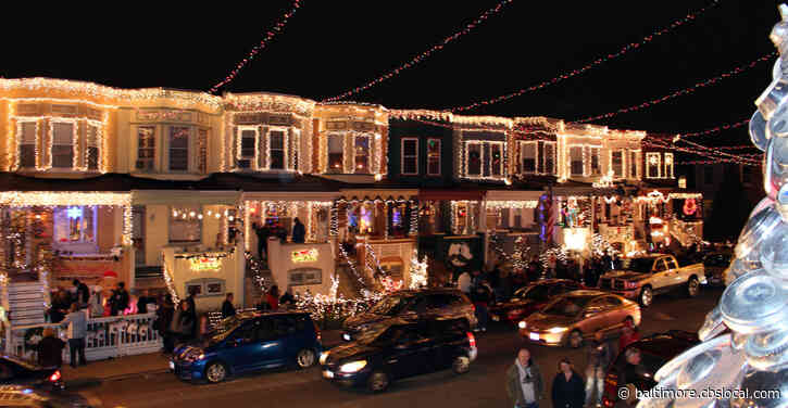 Hampden’s Traditional Miracle On 34th Street Light Display Now Shining Bright