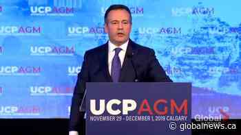 Alberta Premier Kenney claims his United Conservative Party won highest popular vote in 2 decades