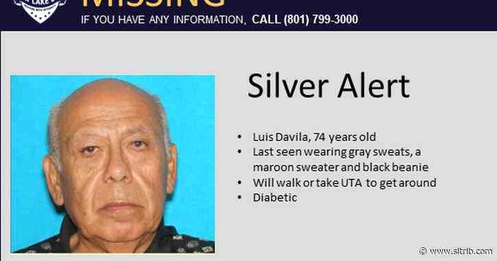 Salt Lake City police need help to find missing 74-year-old