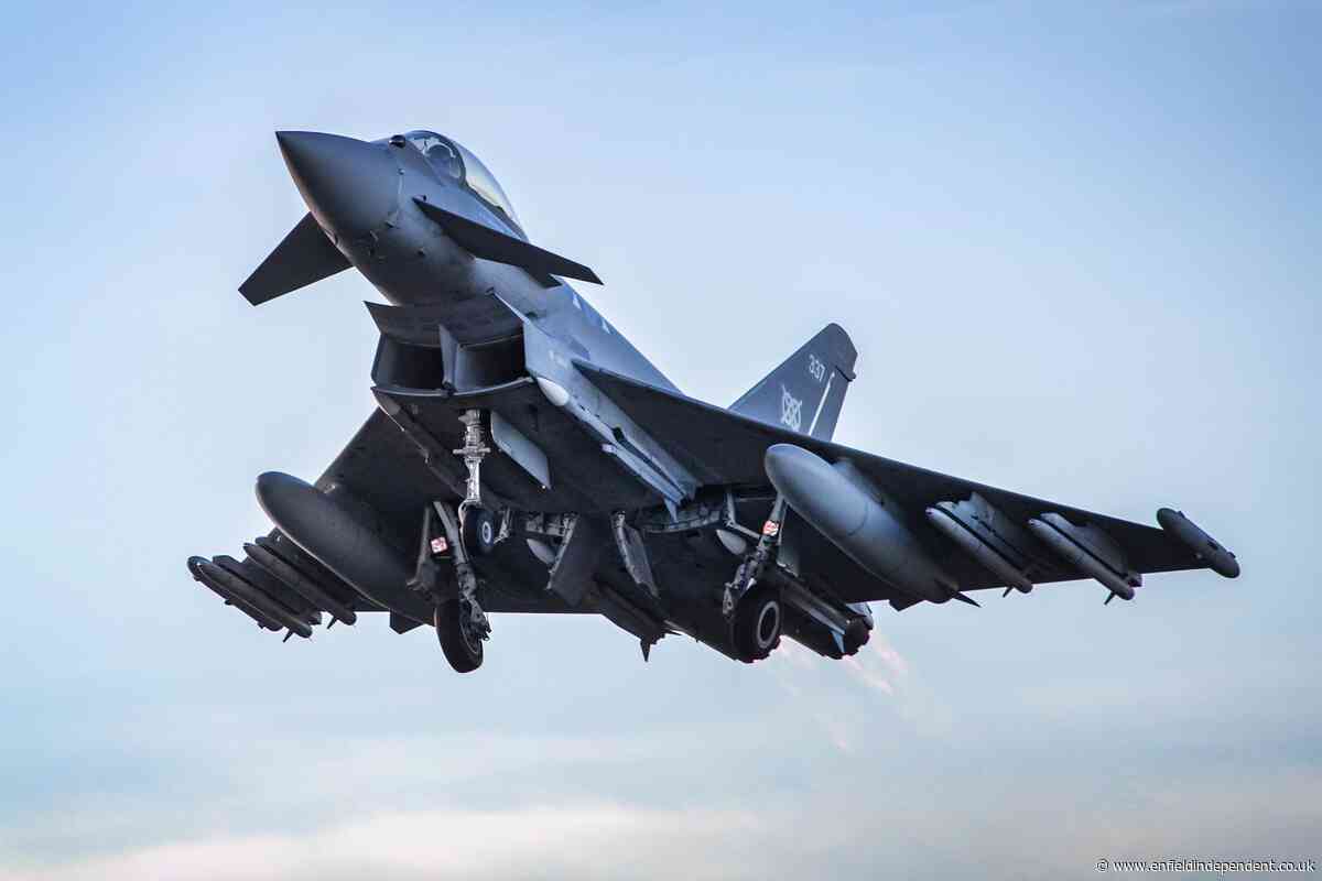 Loud bang this morning caused by RAF jets