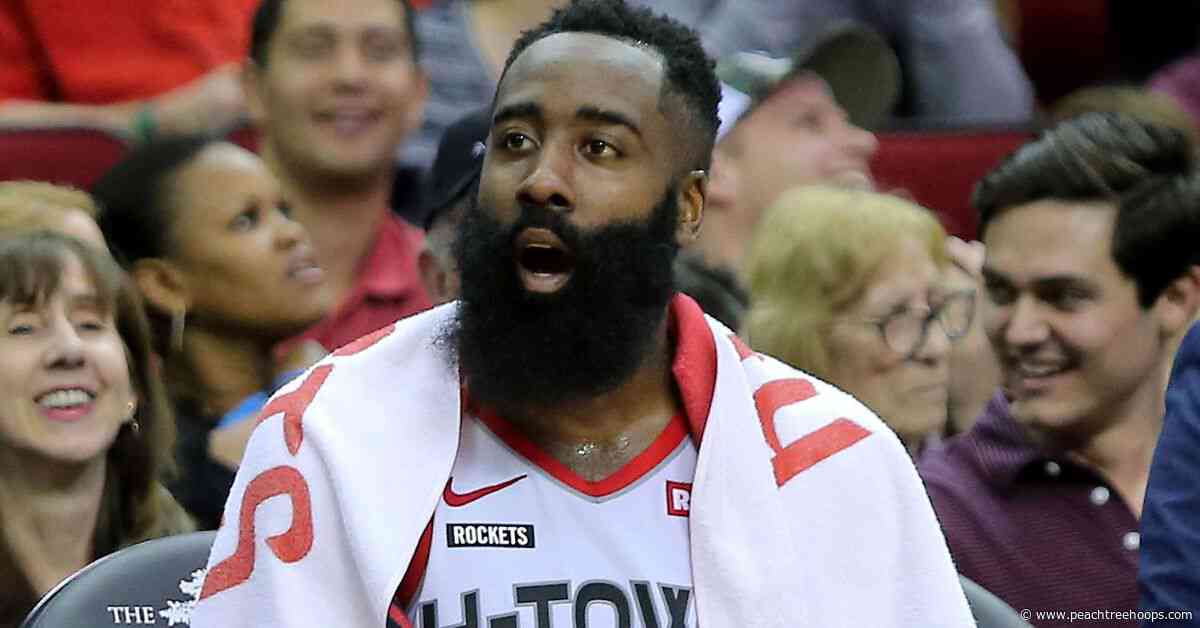 Hawks fail to contain James Harden, Rockets in blowout defeat