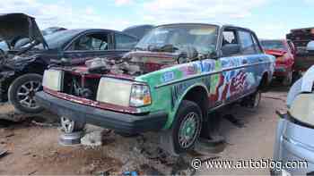 Junkyard Gem: 1990 Volvo 240 DL sedan art car